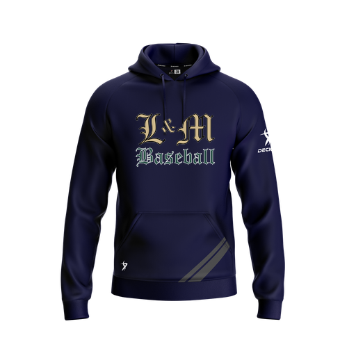[FOLHSMNV-YXS-LOGO1] Decker Summit Hoodie (Youth XS, Navy, Logo 1)