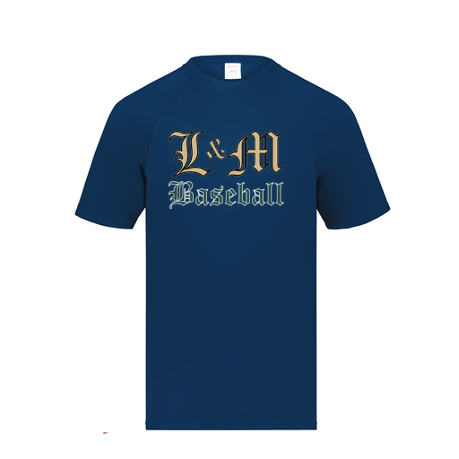 [2790.065.S-LOGO1] Men's Dri Fit T-Shirt (Adult S, Navy, Logo 1)