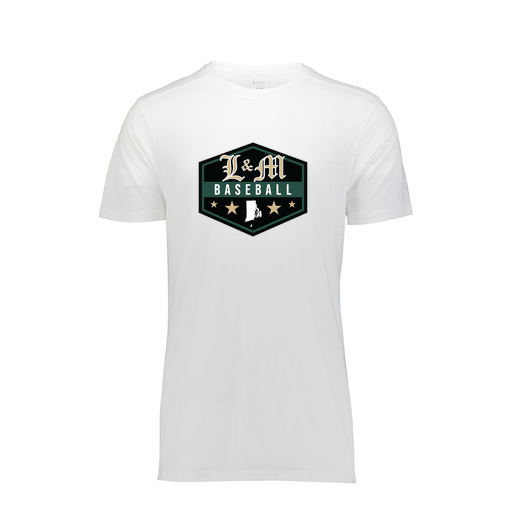 [3065.005.S-LOGO2] Men's TriBlend T-Shirt (Adult S, White, Logo 2)