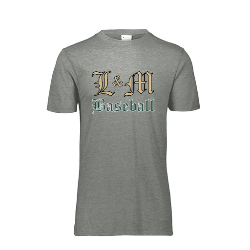 [FTSCUBGY-AS-LOGO1] Decker Men's Tri-Blend T-Shirt - Short Sleeve (Adult S, Gray, Logo 1)
