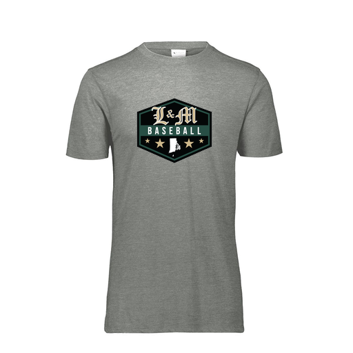 [FTSCUBGY-AS-LOGO2] Decker Men's Tri-Blend T-Shirt - Short Sleeve (Adult S, Gray, Logo 2)