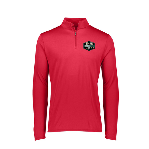 [2785.040.S-LOGO2] Men's Dri Fit 1/4 Zip Shirt (Adult S, Red, Logo 2)