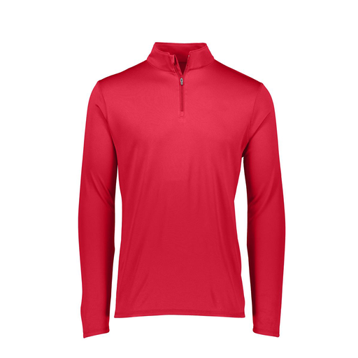[2785.040.S-LOGO3] Men's Dri Fit 1/4 Zip Shirt (Adult S, Red, Logo 3)