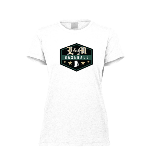[3067.005.XS-LOGO2] Ladies TriBlend T-Shirt (Female Adult XS, White, Logo 2)