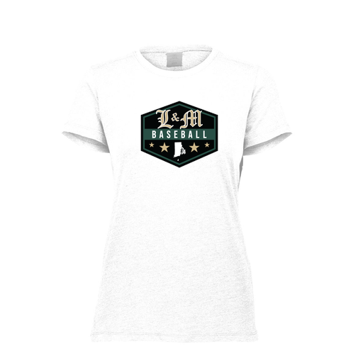 [FTSCUBWH-FAXS-LOGO2] Decker Women's Tri-Blend T-Shirt - Short Sleeve (Female Adult XS, White, Logo 2)