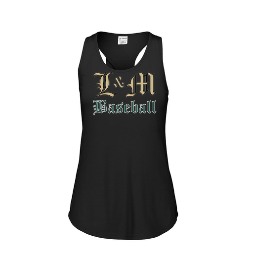 [3078.K94.S-LOGO1] Ladies Tri Blend Tank Top (Female Adult S, Black, Logo 1)