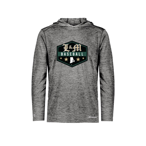 [FOLHCGBK-AS-LOGO2] Men's Charge Hoodie (Adult S, Black, Logo 2)