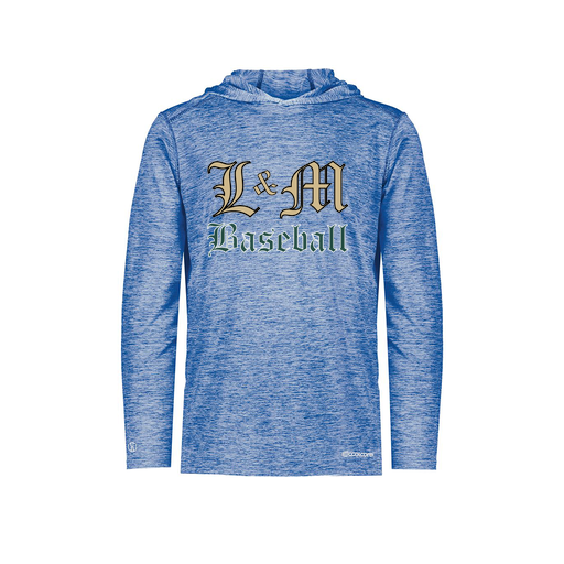 [FOLHCGRY-YS-LOGO1] Decker Youth Charge Hoodie (Youth S, Royal, Logo 1)