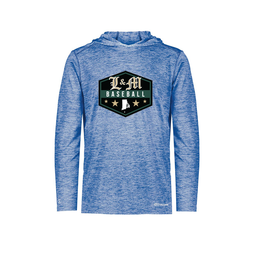 [FOLHCGRY-YS-LOGO2] Decker Youth Charge Hoodie (Youth S, Royal, Logo 2)