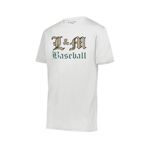 [222818.005.S-LOGO1] Men's Movement Dri Fit Shirt (Adult S, White, Logo 1)