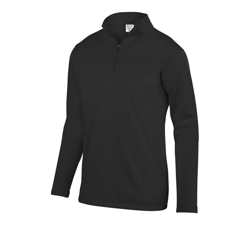 [5508.080.S-LOGO3] Youth Wicking Fleece Pullover (Youth S, Black, Logo 3)