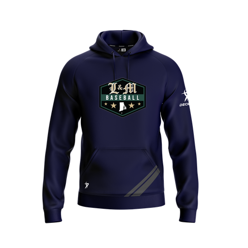 [FOLHSMNV-YXS-LOGO2] Decker Summit Hoodie (Youth XS, Navy, Logo 2)