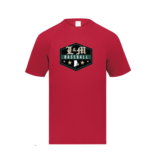[2790.083.S-LOGO2] Men's Smooth Sport T-Shirt (Adult S, Red, Logo 2)