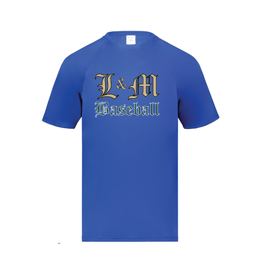 [2790.060.S-LOGO1] Men's Smooth Sport T-Shirt (Adult S, Royal, Logo 1)