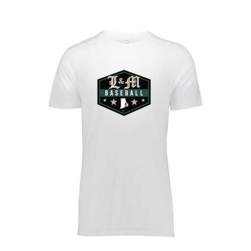 [FTSCUBWH-AS-LOGO2] Decker Men's Tri-Blend T-Shirt - Short Sleeve (Adult S, White, Logo 2)