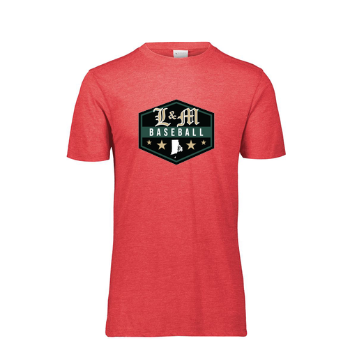 [FTSCUBRD-AS-LOGO2] Decker Men's Tri-Blend T-Shirt - Short Sleeve (Adult S, Red, Logo 2)