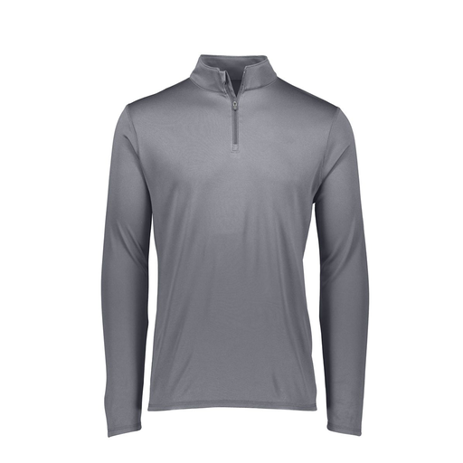 [2785.059.S-LOGO3] Men's Flex-lite 1/4 Zip Shirt (Adult S, Gray, Logo 3)