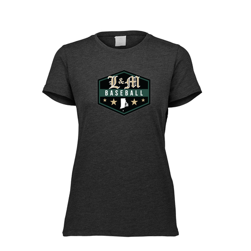 [FTSCUBBK-FAXS-LOGO2] Decker Women's Tri-Blend T-Shirt - Short Sleeve (Female Adult XS, Black, Logo 2)