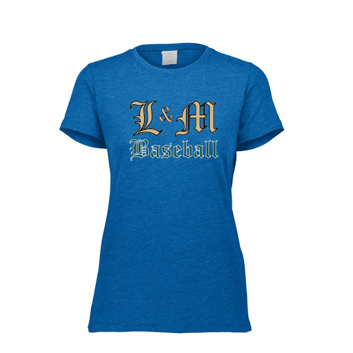 [FTSCUBRY-FAXS-LOGO1] Decker Women's Tri-Blend T-Shirt - Short Sleeve (Female Adult XS, Royal, Logo 1)