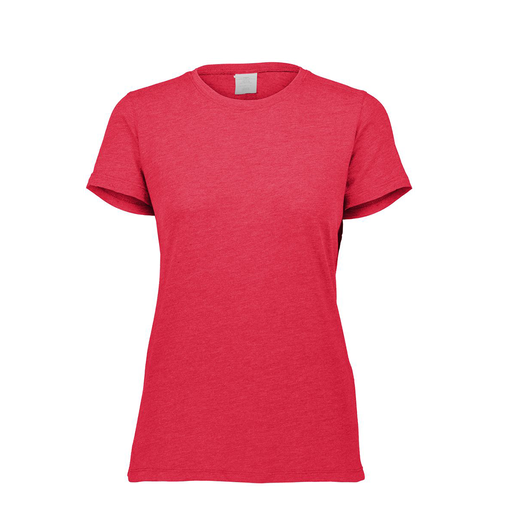 [3067.V96.XS-LOGO3] Ladies TriBlend T-Shirt (Female Adult XS, Red, Logo 3)