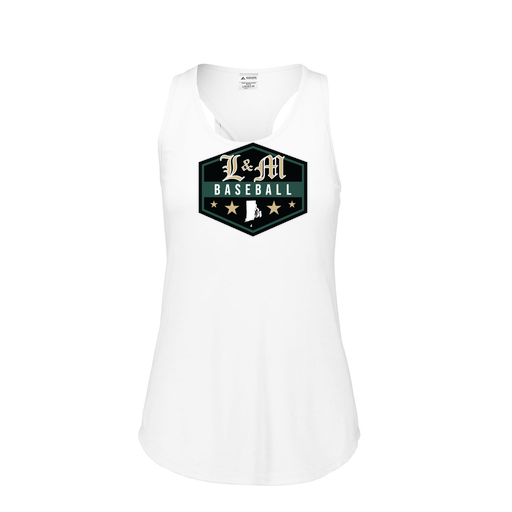 [3078.005.S-LOGO2] Ladies Tri Blend Tank Top (Female Adult S, White, Logo 2)