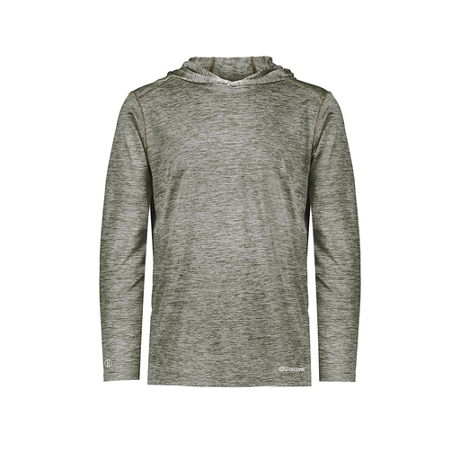 [FOLHCGGY-AS-LOGO3] Decker Men's Charge Hoodie (Adult S, Gray, Logo 3)