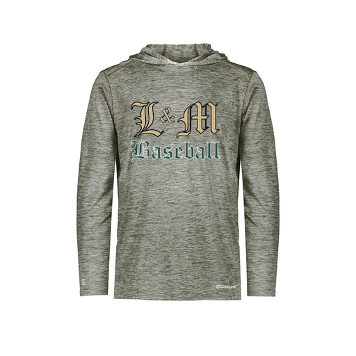 [FOLHCGGY-YS-LOGO1] Decker Youth Charge Hoodie (Youth S, Gray, Logo 1)