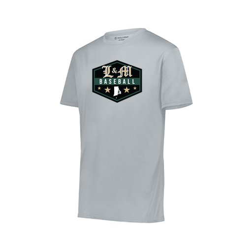 [222818.099.S-LOGO2] Men's Movement Dri Fit Shirt (Adult S, Silver, Logo 2)