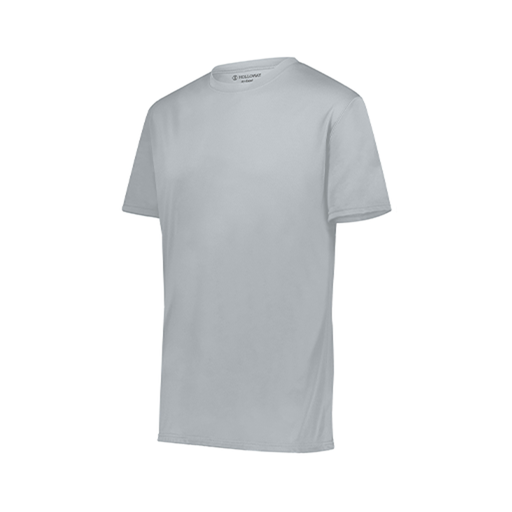 [222818.099.S-LOGO3] Men's Movement Dri Fit Shirt (Adult S, Silver, Logo 3)