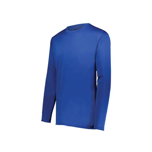 [222822.060.XS-LOGO3] Men's LS Smooth Sport Shirt (Adult XS, Royal, Logo 3)