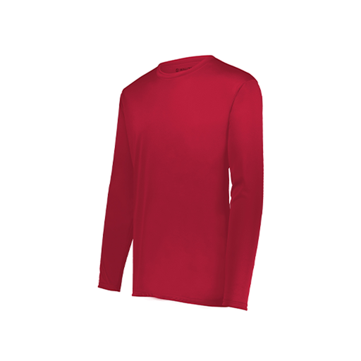 [222822.083.XS-LOGO3] Men's LS Smooth Sport Shirt (Adult XS, Red, Logo 3)