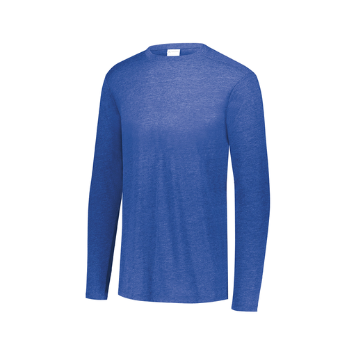 [3075.U55.XS-LOGO3] Men's LS Ultra-blend T-Shirt (Adult XS, Royal, Logo 3)