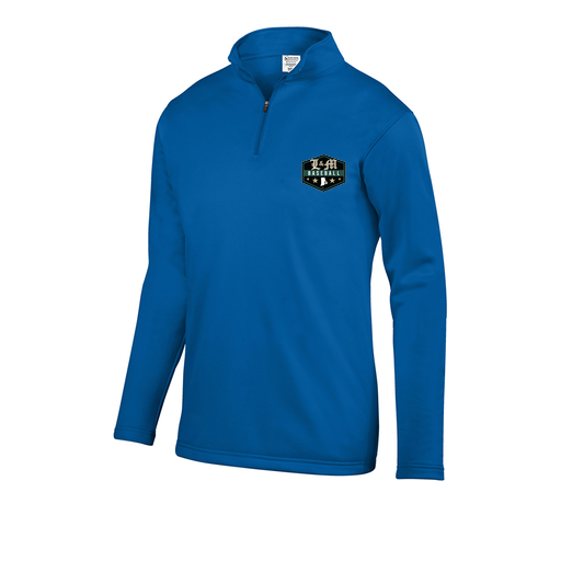 [DFW-FFQZ-RYL-AS-LOGO2] Men's FlexFleece 1/4 Zip (Adult S, Royal, Logo 2)