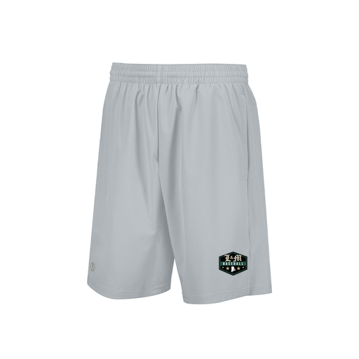 [229556.099.XS-LOGO2] Men's Weld Short (Adult XS, Silver, Logo 2)